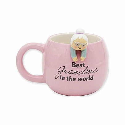 Κούπα Κεραμική - Best Grandma in the world (450ml) - Winkee