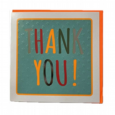 Ευχετήρια Κάρτα με Φάκελο - Thank You! (16x16) - Tracks Publishing