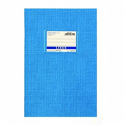 Τετράδιο Ριγέ Β5 - Linen Σιέλ (50Φ./70gr) - A&G