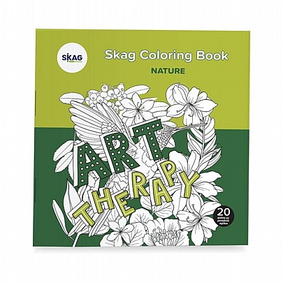 Colouring Book: Art Therapy (Βιβλίο Ζωγραφικής) - Nature - Skag