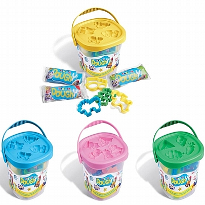 Playset με Πλαστοζυμαράκια Χειροτεχνίας (Air Dry/7τμχ.) - Carioca Doughy