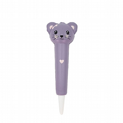 Στυλό Gel Squishy Berny the Mouse - Μπλε (0.5mm) - Lulubug