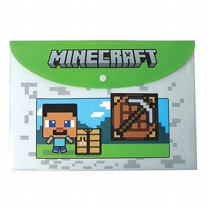 Φάκελος με Κουμπί - Minecraft (Α4) - Back Me Up