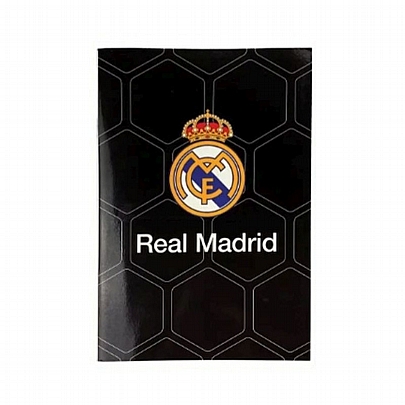Τετράδιο Ριγέ Β5 - Black Real Madrid (40Φ./70gr) - Back Me Up