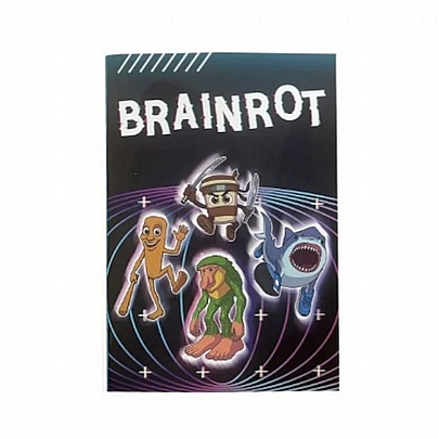 Τετράδιο Ριγέ Β5 - Blue Toikido Brainrot (40Φ./70gr) - Gim