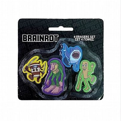 Σετ Σβήστρες - Toikido Brainrot (4τμχ.) - Gim