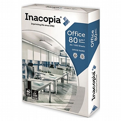 Χαρτί Α4 Office (80gr/m²) - Λευκό (500Φ.) - Inacopia