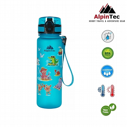 Παγούρι Πλαστικό - Sea Animals (500ml) - AlpinPro