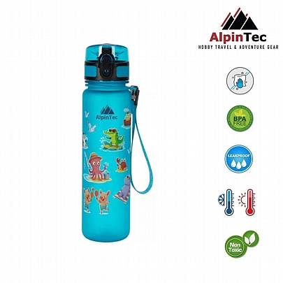 Παγούρι Πλαστικό - Sea Animals (500ml) - AlpinPro