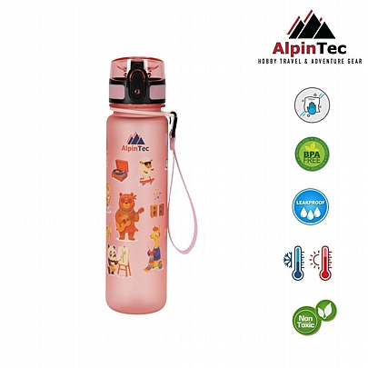 Παγούρι Πλαστικό - Hobby Animals (500ml) - AlpinPro