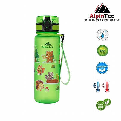 Παγούρι Πλαστικό - Forest Animals (500ml) - AlpinPro