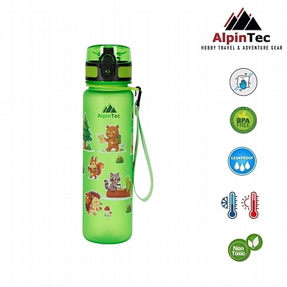 Παγούρι Πλαστικό - Forest Animals (500ml) - AlpinPro