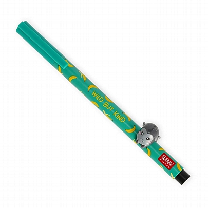 Στυλό Gel Gorilla - Μαύρο (0.5mm) - Legami