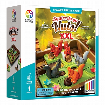 Squirrels Go Nuts XXL (100 Challenges) - Smart Games
