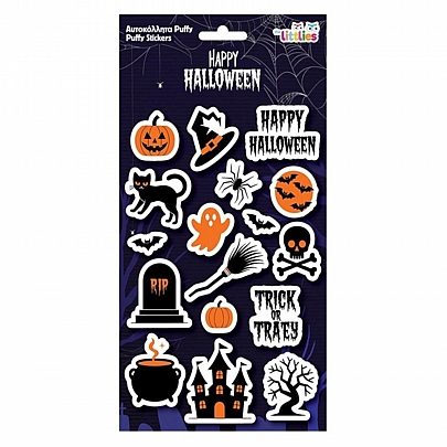 Αυτοκόλλητα Puffy - Happy Halloween (17τμχ.) - The Littlies