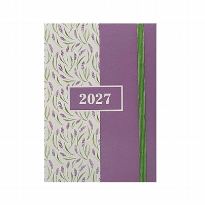Ημερήσιο Ημερολόγιο με Λάστιχο Blossom 2027 - Lavender (14x21) - Tesoro