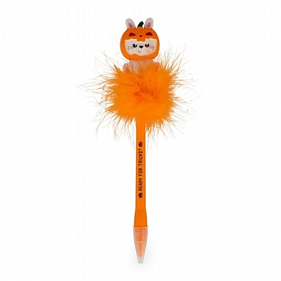Στυλό με Φως που Αναβοσβήνει - Bunny Pumpkin (Μαύρο/0.7mm) - Legami