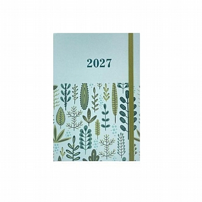 Ημερήσιο Ημερολόγιο με Λάστιχο Blossom 2027 - Botanical (12x17) - Tesoro