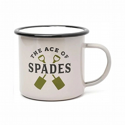 Κούπα Εμαγιέ - Ace Of Spades (500ml) - Gentlemen's Hardware
