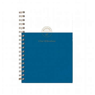 Ημερήσιο Ημερολόγιο Spiral Bronze 2027 - French Blue (14x21) - AdBook