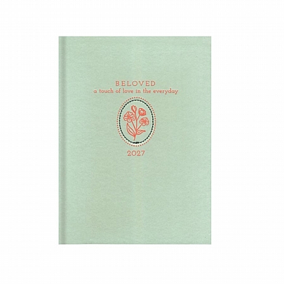 Ημερήσιο Ημερολόγιο Beloved 2027 - Oval Fistiki (14x21) - AdBook