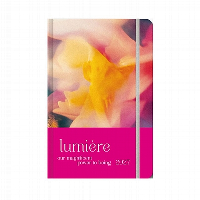 Εβδομαδιαίο Ημερολόγιο με λάστιχο Lumiere 2027 - Magenta (17x25) - AdBook