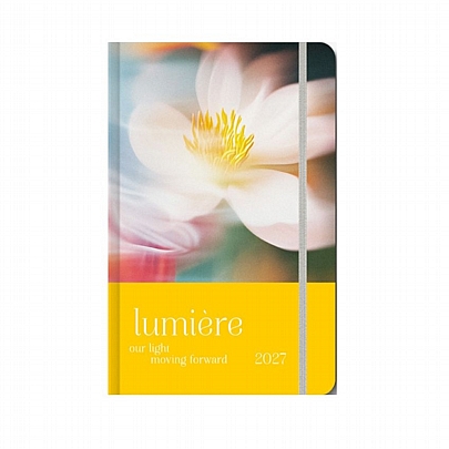 Εβδομαδιαίο Ημερολόγιο με λάστιχο Lumiere 2027 - Yellow (17x25) - AdBook