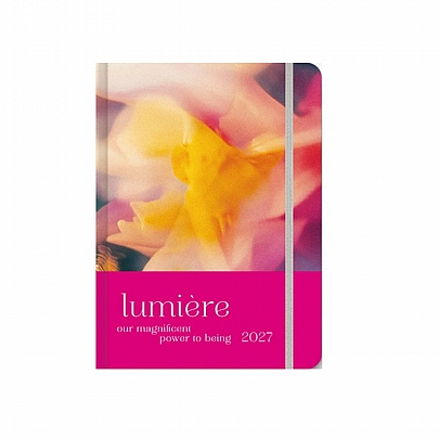 Εβδομαδιαίο Ημερολόγιο με λάστιχο Lumiere 2027 - Magenta (14x21) - AdBook