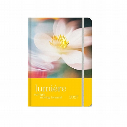 Εβδομαδιαίο Ημερολόγιο με λάστιχο Lumiere 2027 - Yellow (14x21) - AdBook