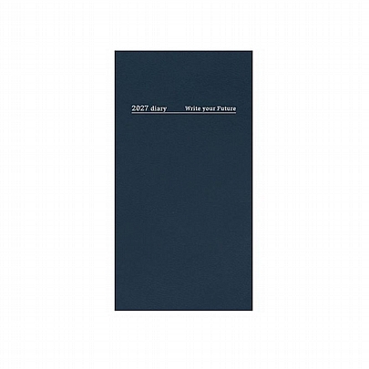 Εβδομαδιαίο Κάθετο Ημερολόγιο/Ατζέντα Minimal 2027 - Blue (9x17) - AdBook