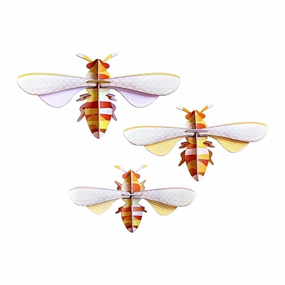 Κατασκευάζω Διακοσμητικά 3D - Honey Bees (3τμχ.) - Studio Roof