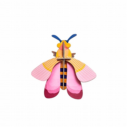 Κατασκευάζω Διακοσμητικό 3D - Small Pink Bee - Studio Roof