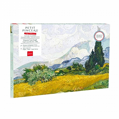 Ζωγραφική με Αριθμούς - Wheat Field with Cypresses (Van Gogh) - La Petite Épicerie