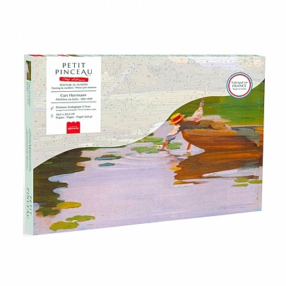 Ζωγραφική με Αριθμούς - Girl in a Boat (Curt Herrmann) - La Petite Épicerie