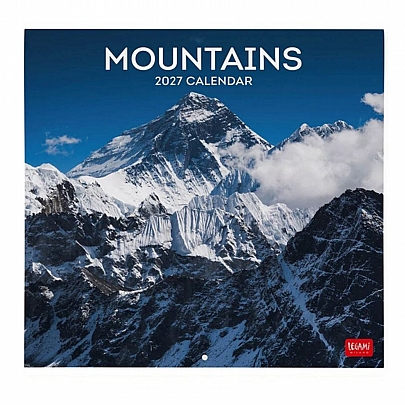 Μηνιαίο Ημερολόγιο Τοίχου 2027 - Mountains (30x29) - Legami