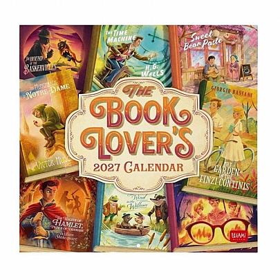 Μηνιαίο Ημερολόγιο Τοίχου 2027 - Books Lovers (30x29) - Legami