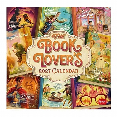 Μηνιαίο Ημερολόγιο Τοίχου 2027 - Books Lovers (30x29) - Legami