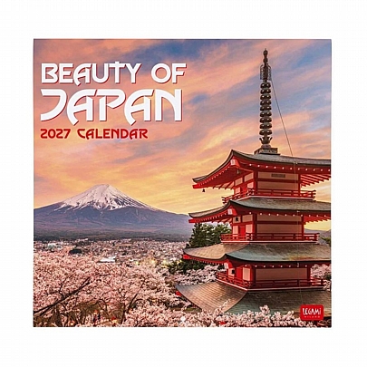 Μηνιαίο Ημερολόγιο Τοίχου 2027 - Beauty of Japan (30x29) - Legami