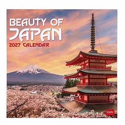 Μηνιαίο Ημερολόγιο Τοίχου 2027 - Beauty of Japan (30x29) - Legami