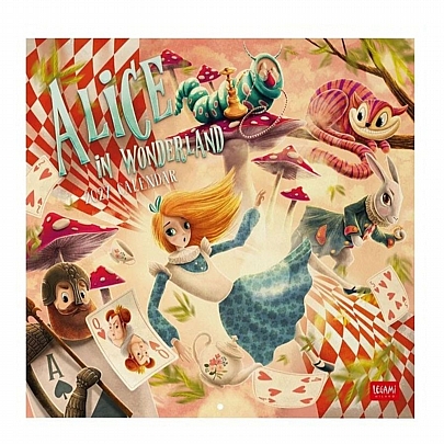 Μηνιαίο Ημερολόγιο Τοίχου 2027 - Alice in Wonderland (30x29) - Legami