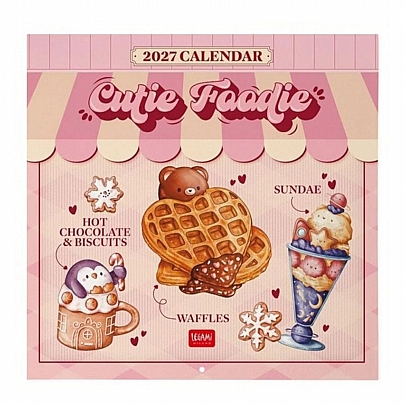 Μηνιαίο Ημερολόγιο Τοίχου 2027 - Cutie Foodie (30x29) - Legami