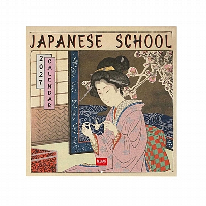 Μηνιαίο Ημερολόγιο Τοίχου 2027 - Japanese School (30x29) - Legami