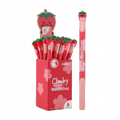 Στυλό που σβήνει Climby Strawberry - Ροζ (0.7mm) - iTotal