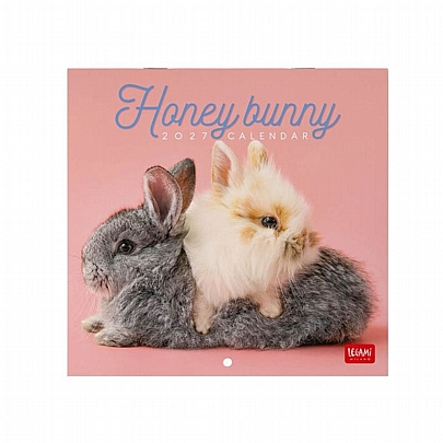 Μηνιαίο Ημερολόγιο Τοίχου 2027 - Honey Bunny (18x18) - Legami