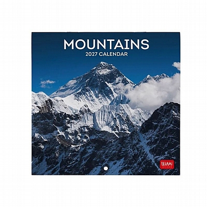 Μηνιαίο Ημερολόγιο Τοίχου 2027 - Mountains (18x18) - Legami