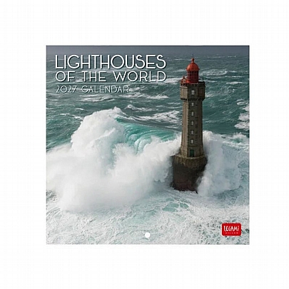 Μηνιαίο Ημερολόγιο Τοίχου 2027 - Lighthouses of the World (18x18) - Legami