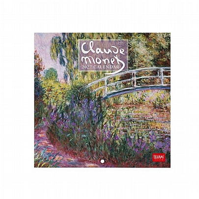 Μηνιαίο Ημερολόγιο Τοίχου 2027 - Claude Monet (18x18) - Legami