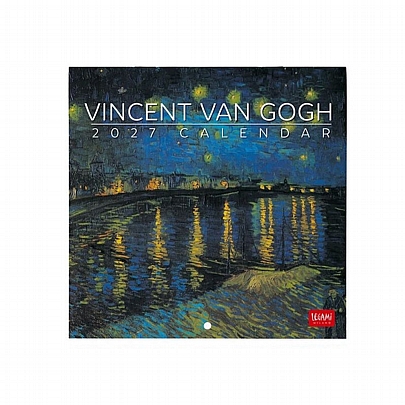 Μηνιαίο Ημερολόγιο Τοίχου 2027 - Vincent Van Gogh (18x18) - Legami