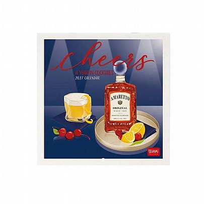 Μηνιαίο Ημερολόγιο Τοίχου 2027 - Cheers (18x18) - Legami