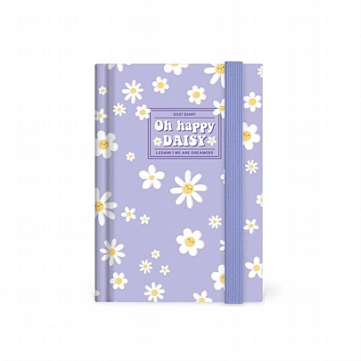 Ημερήσιο Ημερολόγιο με Λάστιχο 2027 - Daisy (9.5x13.5) - Legami